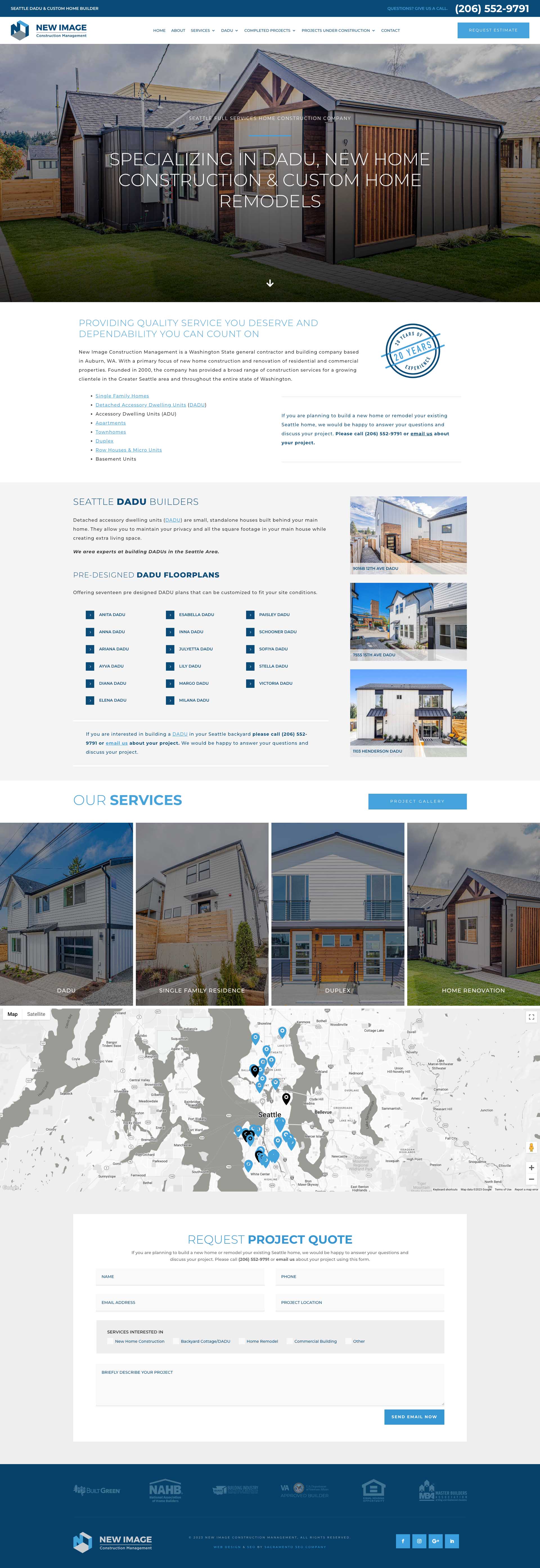 New Image Construction - Home Page