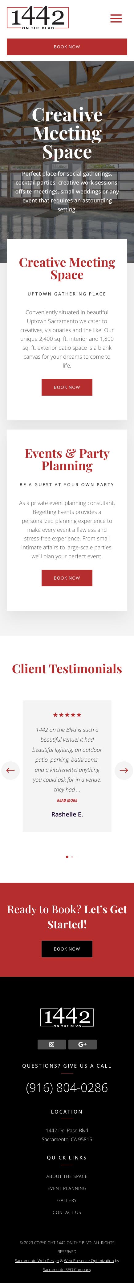 1442 On The Blvd - Mobile View