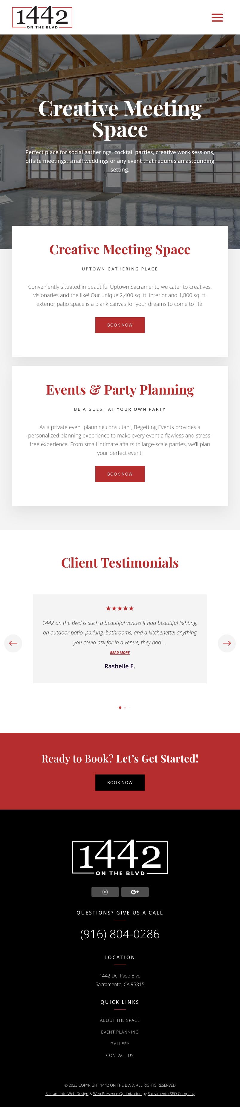 1442 On The Blvd - Tablet View