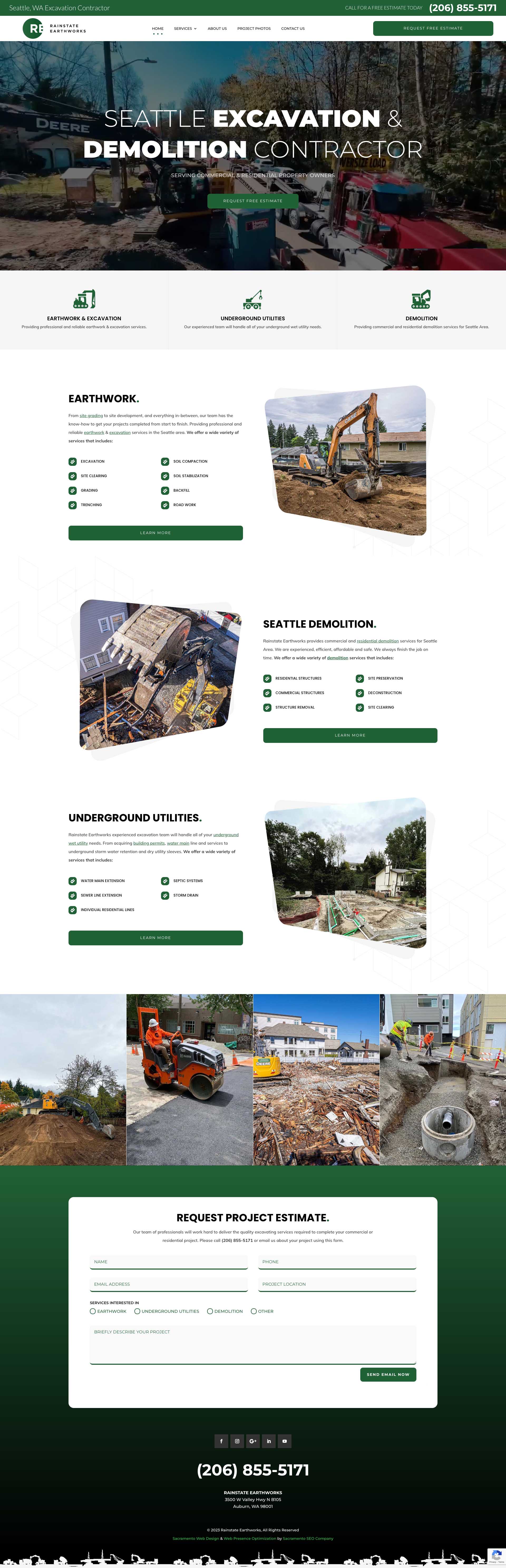 Rainstate Earthworks - Home Page