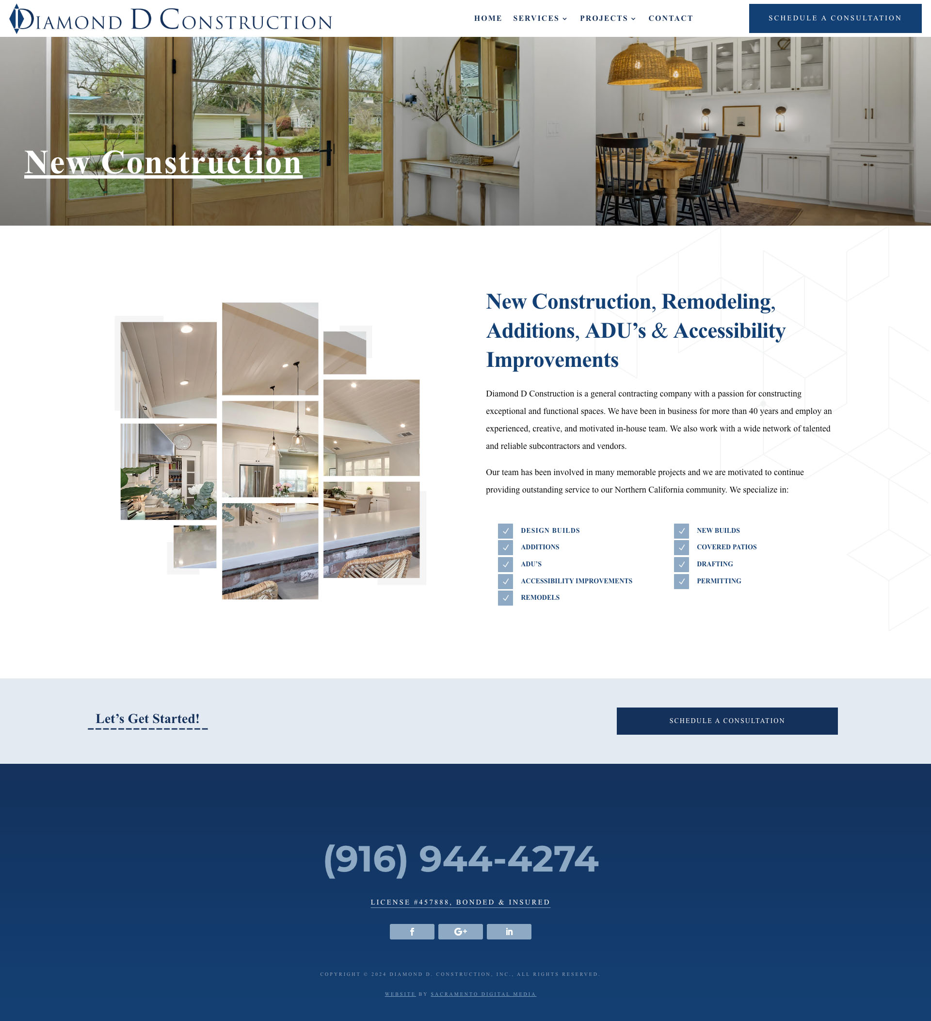 Sacramento General Contractor - Services Page