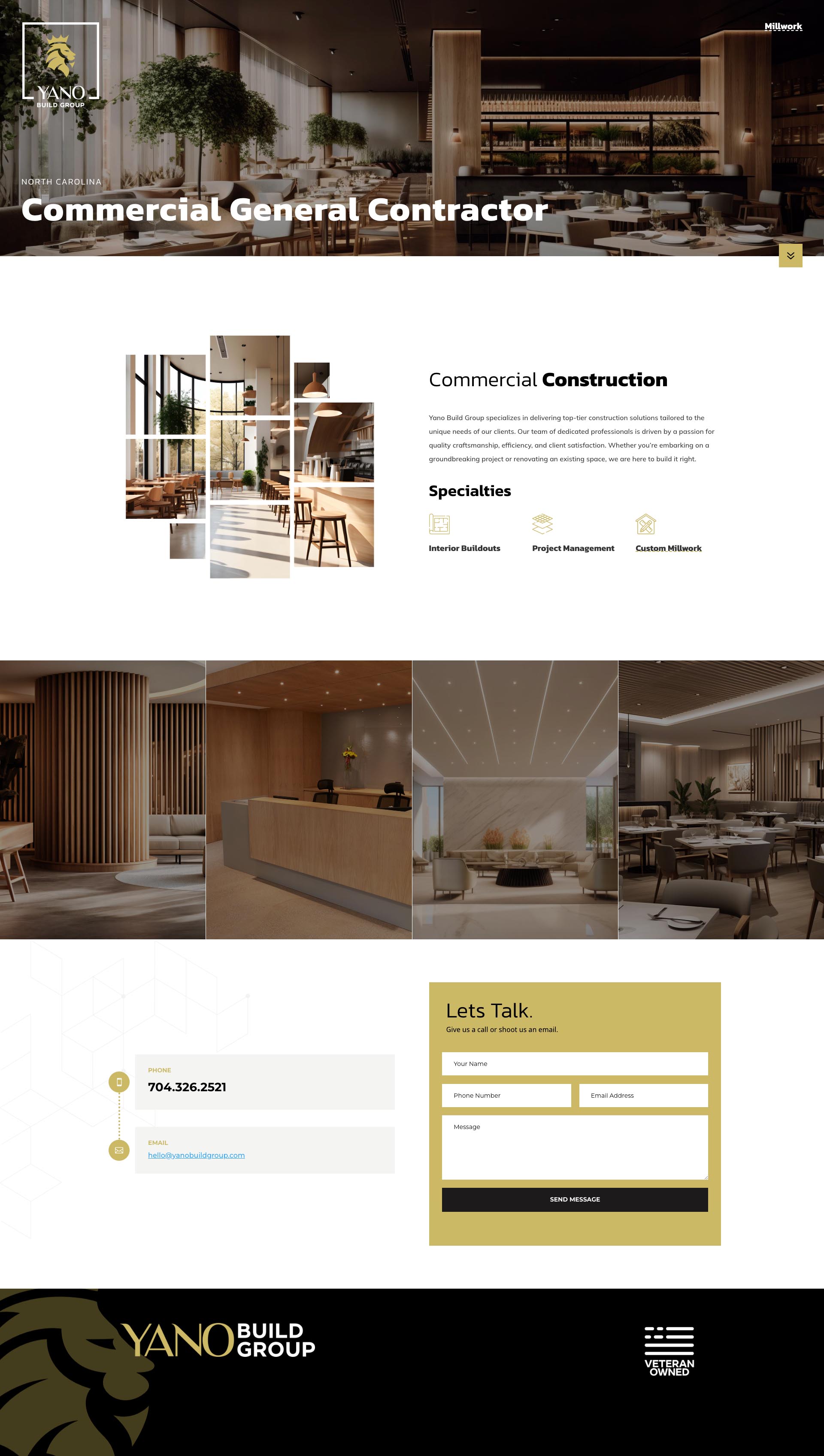 Sacramento Web Design Agency - General Contractor - Home Page
