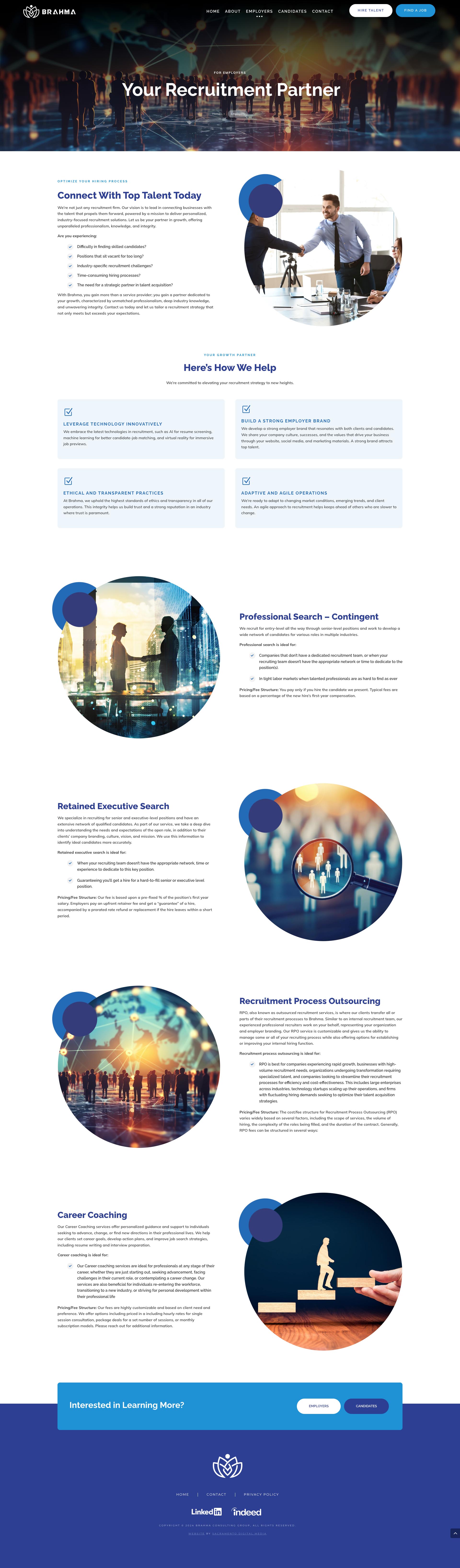 Web Site Design Company Sacramento - Professional Service - Services Page