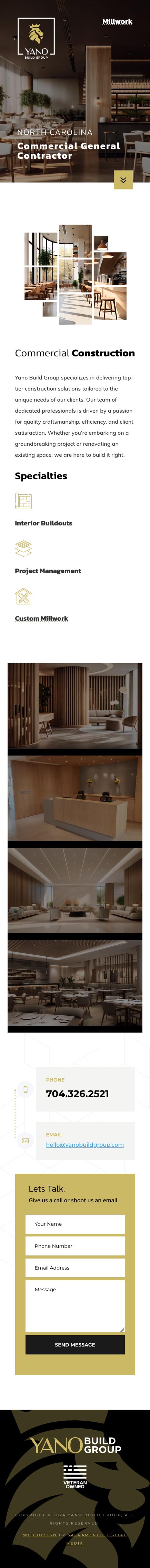 Web Site Design Sacramento - General Contractor - Mobile