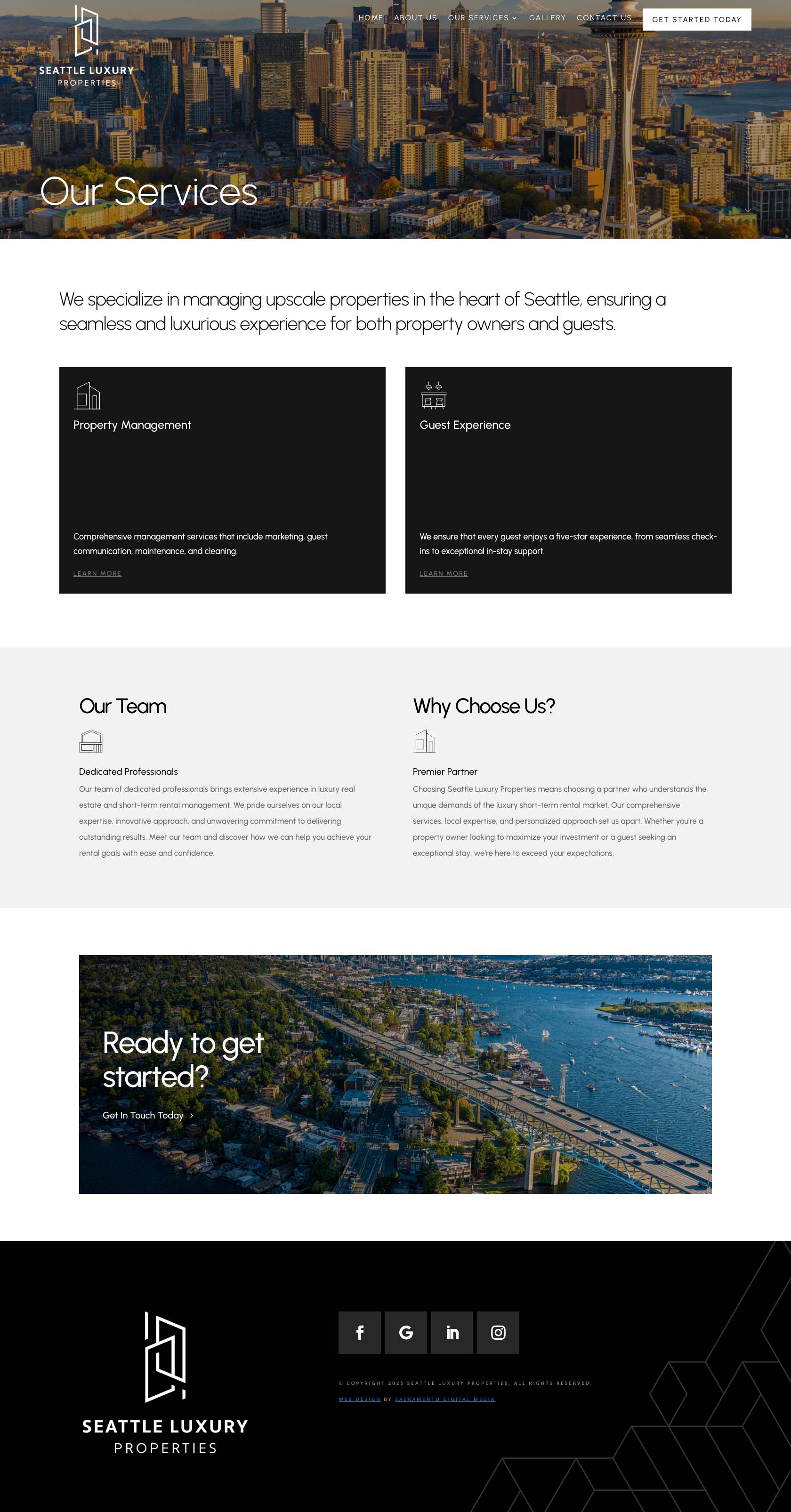 Seattle Luxury Properties - Services Page Seattle Luxury Properties - Services Page